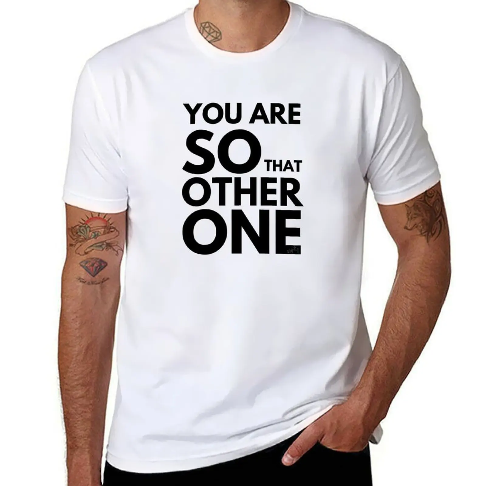 Футболка You Are SO That Other One-Frasier Quote, мужская простая мужская футболка, летняя футболка