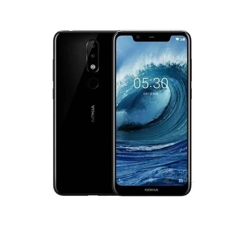 Фото Nokia X5 4g Смартфон Android CPU Helio P60(MT6771) 5,86 дюйма 3060 мАч Батарея 13-мегапиксельная камера Оригинальный б/у телефон №5