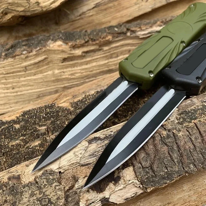 Фото Охотничий нож Pocket AU.TO Open, тактический боевой складной клинок из АБС-пластика, с клипсой, лезвие из стали 440с №3