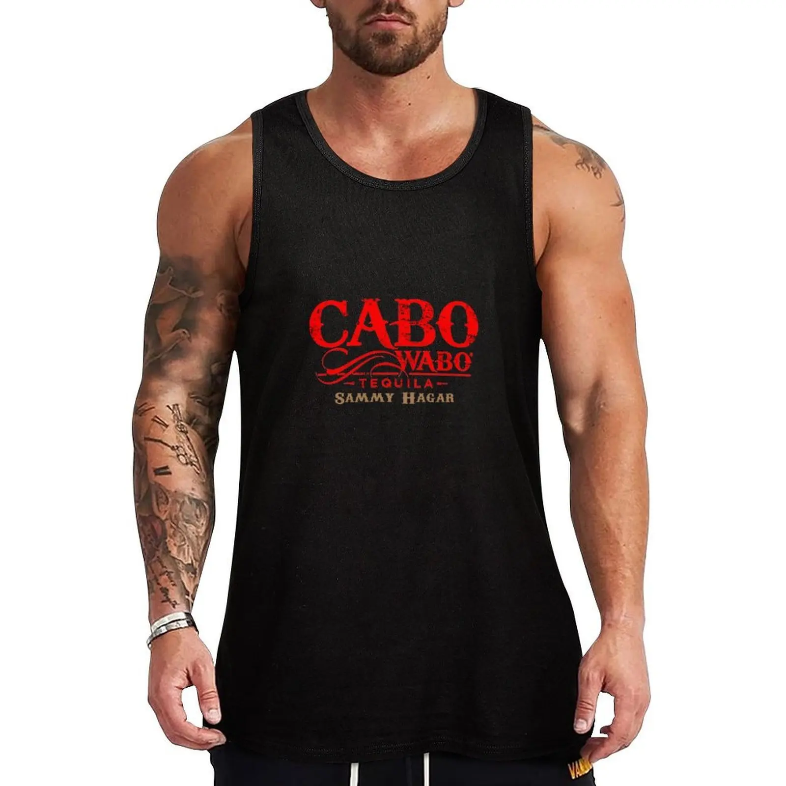 Caboetà cantina tequila Tank Top летняя одежда для мужчин спортивные футболки для мужчин одежда для мужчин спортивная футболка