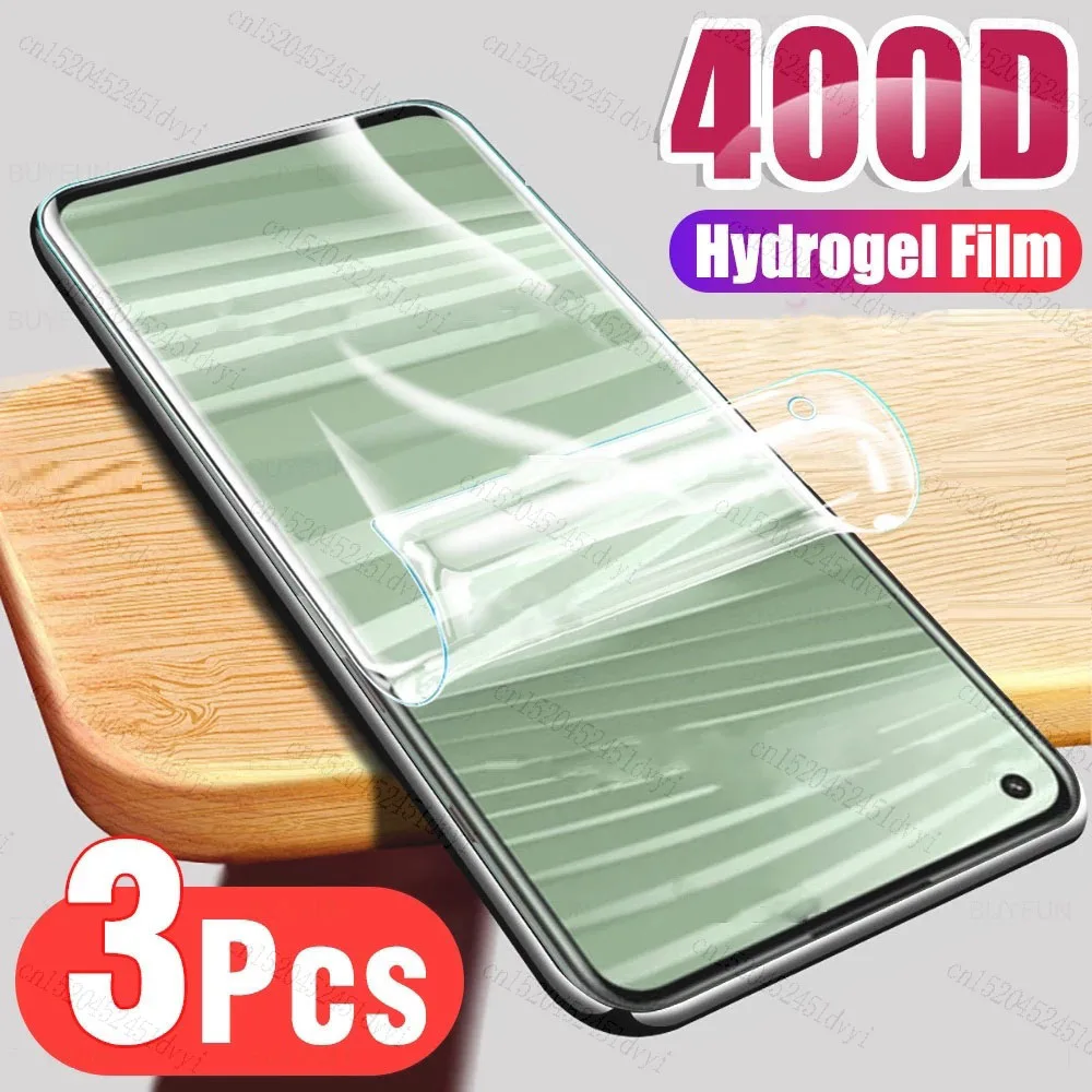 Гидрогелевая пленка с полным покрытием для Realme GT Neo 2 3 3T 5 SE Q3 Q5 Pro Q3T, защитная пленка для экрана для Narzo 30 50 Pro 30A 50i 50A Prime, 3 шт.