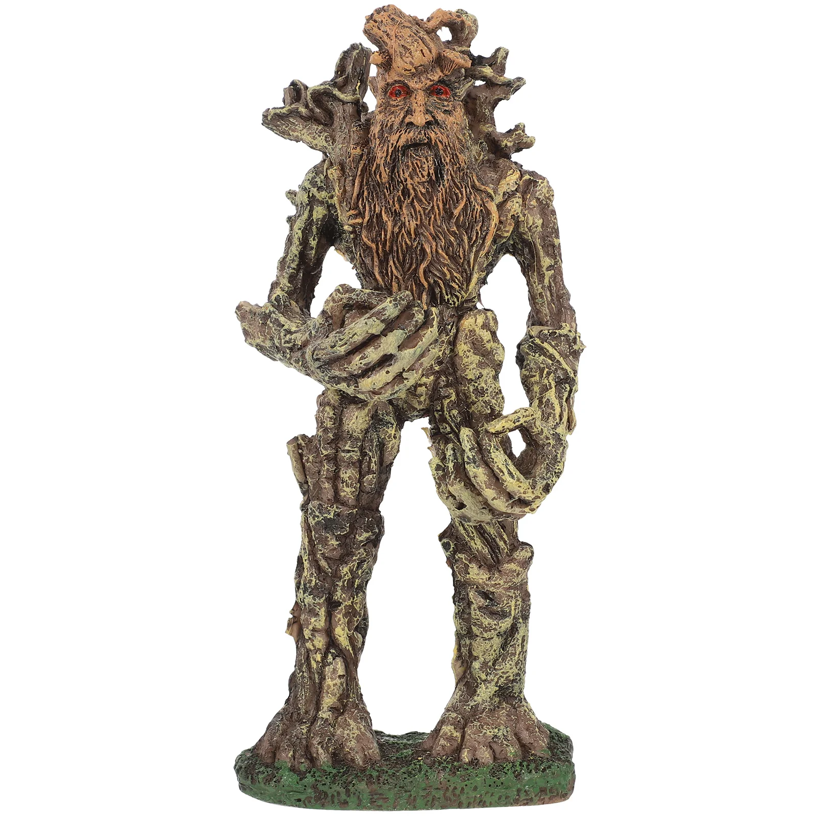 Аквариумный резервуар, украшения для дерева, украшение Treeman, украшение, смола, человек, соль, дракон, декоративная статуя Betta, дерево, соленая вода