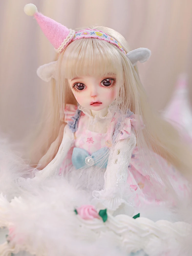 Фото Шарнирные куклы Nitta 1/6, игрушки из смолы с шарнирами, аниме фигурки, подарки ручной работы для детей, Подлинная милая розовая декоративная одежда, в наличии №3