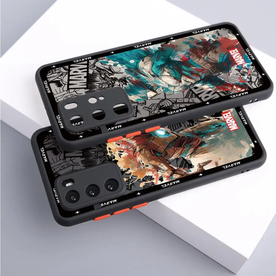 Фото Marvel Retro Spiderman Ironman Phone Case for Xiaomi Mi 9T 12T 11 Lite 13 Lite 12 13 Pro 10T 12T Pro 11T 11T Pro 10T Pro Cover №2