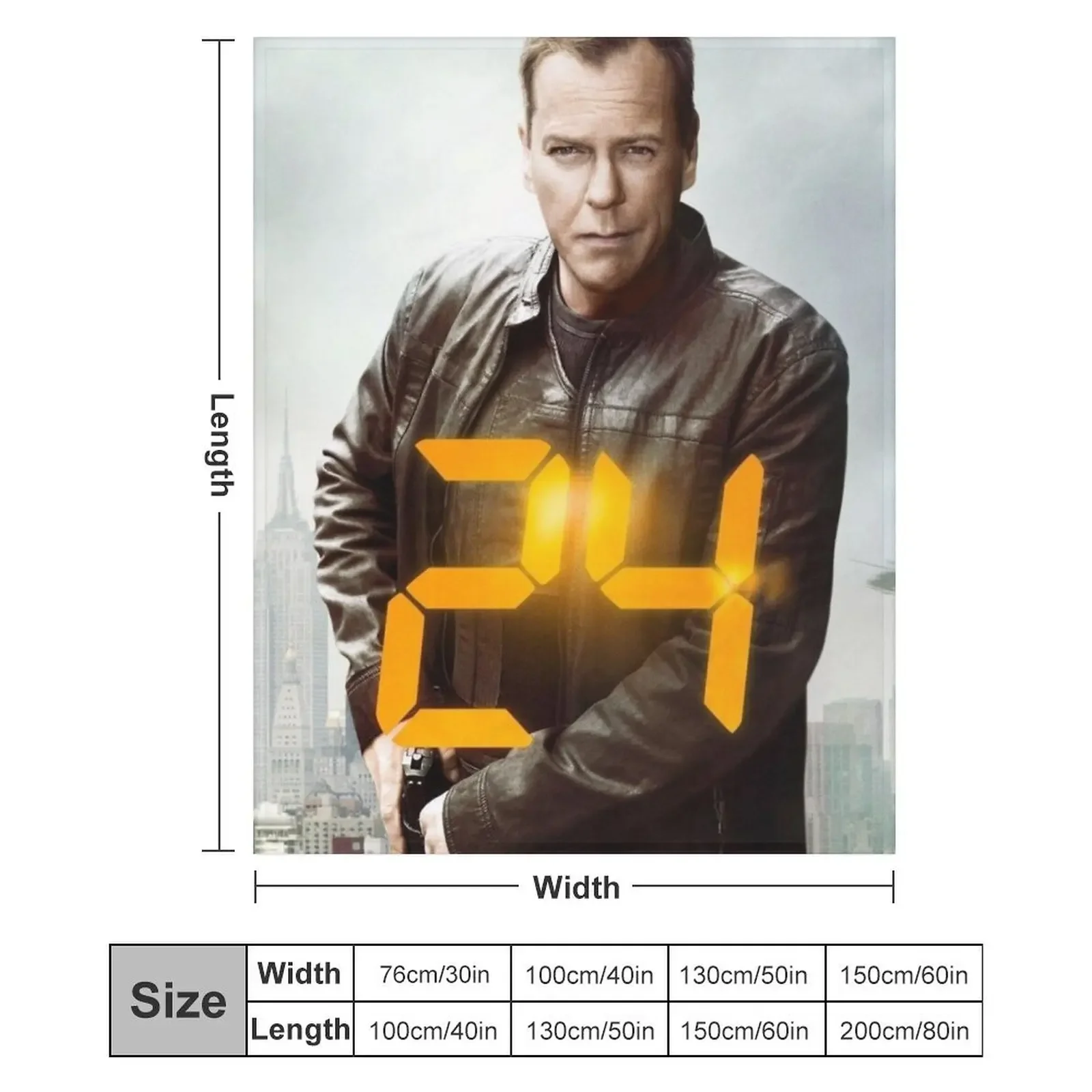 Одеяло Jack Bauer 24, роскошное брендовое очень большое меховое одеяло для пикника (art.: 3920d17450605) - 3920d17450605