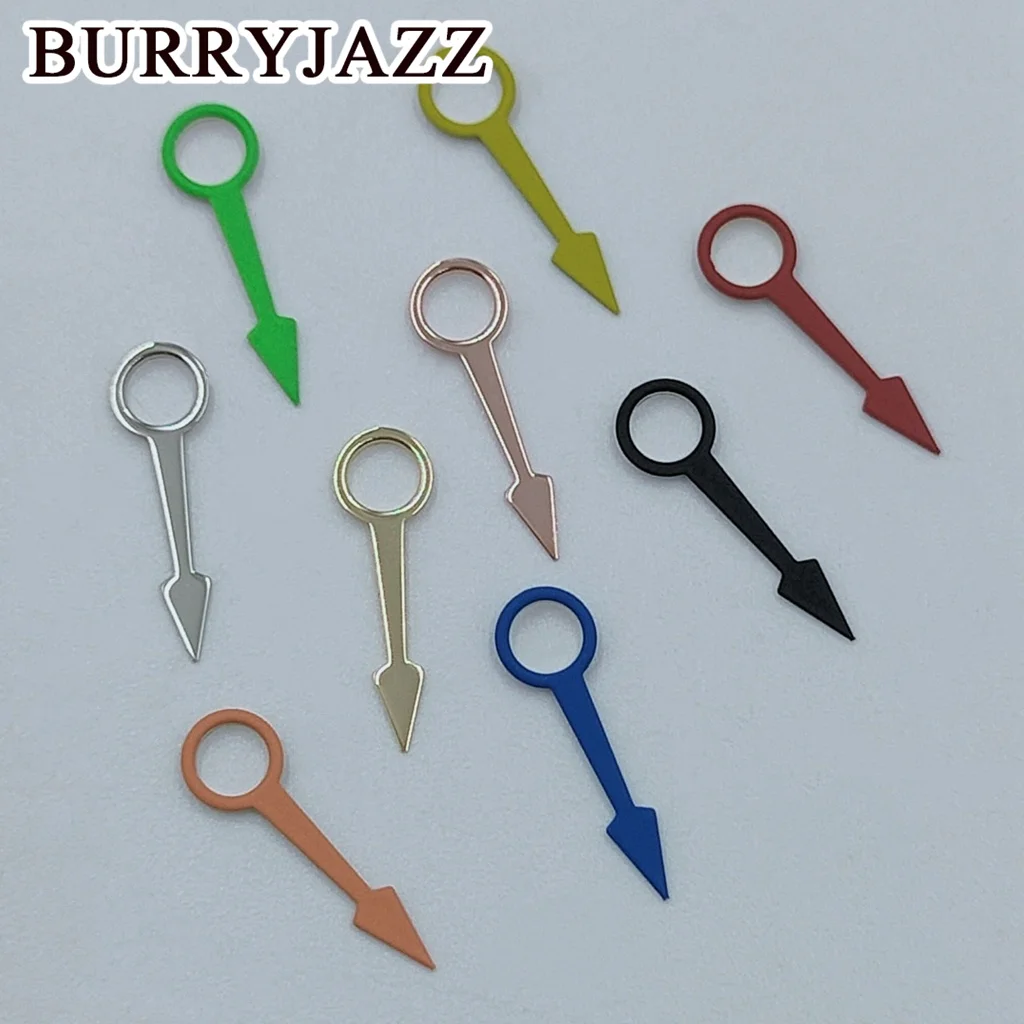 Часы BURRYJAZZ NH34 GMT Серебристые золотистые розовые золотистые черные красные желтые зеленые синие оранжевые часы стрелки