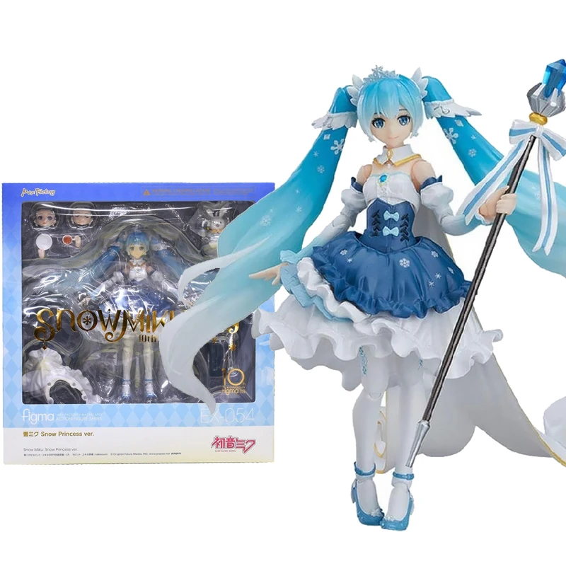 Оригинальная фигурка ФК Max Factory Figma EX-054 Hatsune Miku кролик юкин снег 2019 Ver VOCALOID Аниме Фигурка модель экшн-игрушки подарок
