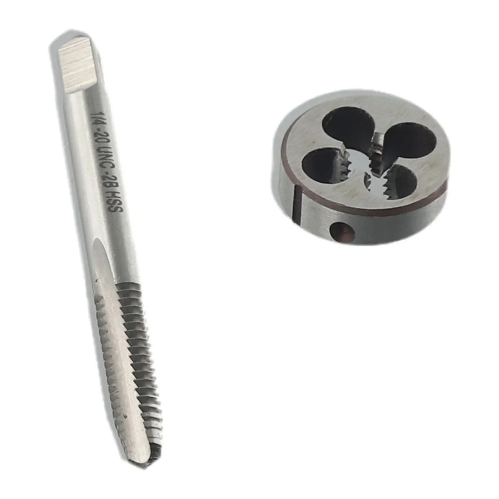 Фото Алюминиевый медный кран Die 1PC Die Set HSS высокоскоростная стальная машина R1/4, кран для правой руки «-20 1*1/4»-20UNC №4
