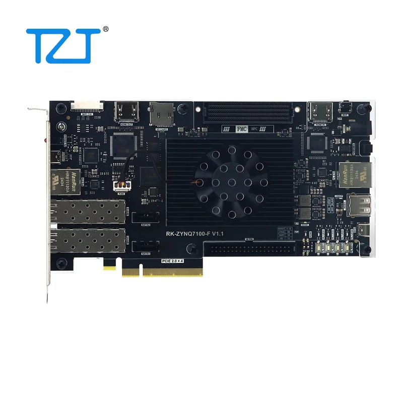 Фото Плата разработки TZT ZYNQ7100 для Xilinx FPGA FMC XC7Z100-2FFG900 с SD-картой и устройством чтения карт №3