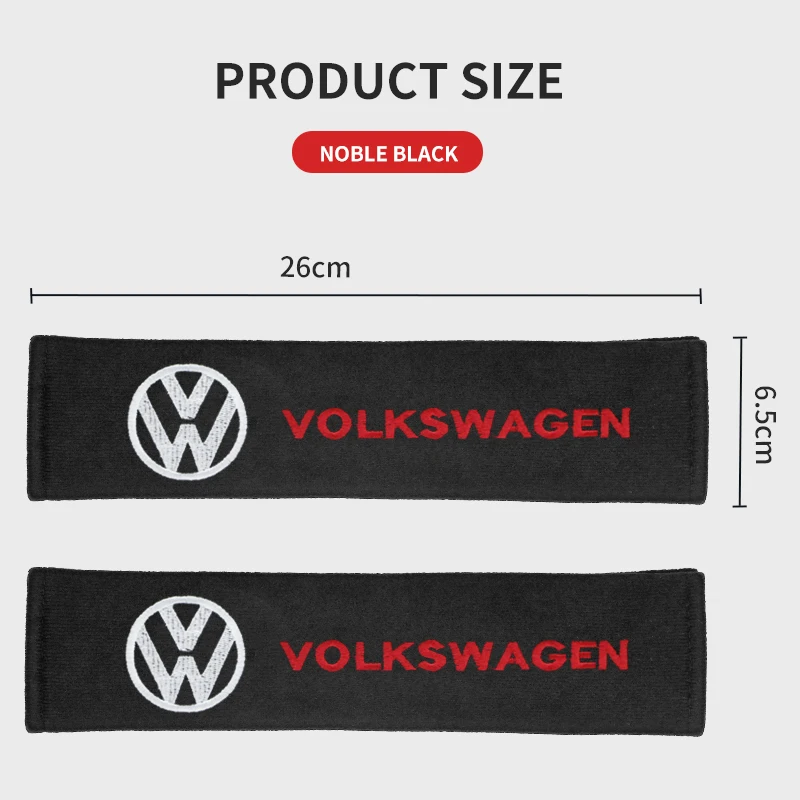2 шт., автомобильные чехлы для ремня безопасности Volkswagen GOLF Polo Tiguan VW GTI MK5 MK6 PASSAT (art.: 3920c9ea9c947) - 3920c9ea9c947