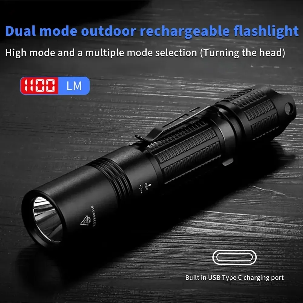 Фото JETBEAM BC20TAC фонарик 1100Lu EDC Lantern Type-C USB зарядный фонарь высокой мощности светодиодные фонарики для пеших прогулок, кемпинга IPX8 №5
