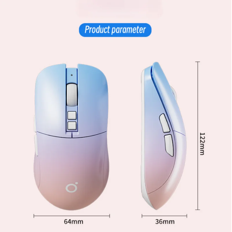 Беспроводная Bluetooth-мышь EWEADN G309 для ПК, игр, офиса, бесшумная, градиентный дизайн, длительный срок службы батареи, аксессуары для ноутбука, эргономичная мышь (art.: 3920c843b282e) - 3920c843b282e