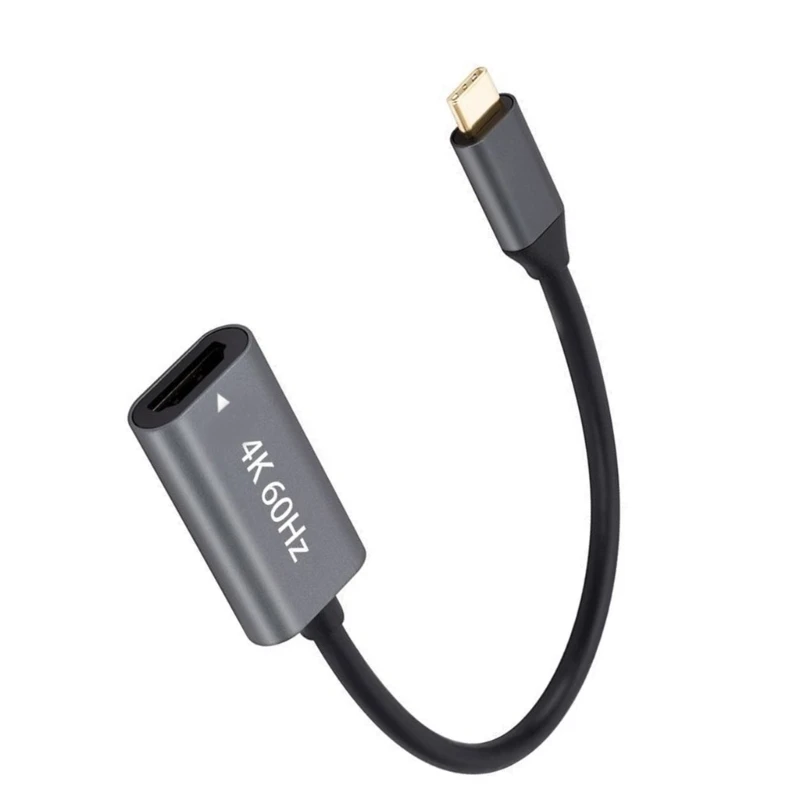 Фото Адаптер USB C к высокому разрешению (@60 Гц), 4K, высокоскоростной, переходной кабель USB типа C высокой четкости №3