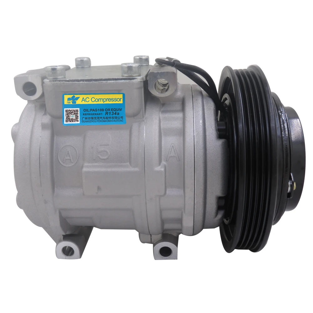Фото Компрессор переменного тока FMM 10PA15C для TOYOTA Corolla AE95 1.6L 1983-1987 AVENSIS HILUX VI 1997-2005 88320-35H92 8832035640 883102 B590 №4