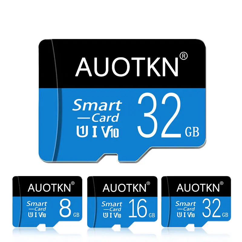 Карта памяти 256 ГБ Full HD Микро-карта с адаптером Высокоскоростные флэш-карты SD 8 ГБ 16 ГБ 32 ГБ TF-карта Для смартфонов и планшетов