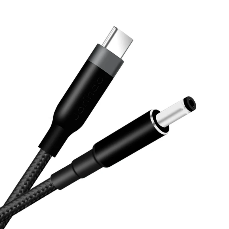 Фото Шнур для зарядки ноутбука USB C DC4,5x3,0 мм Интерфейсы Зарядный кабель Гибкий плетеный кабель 0 5 5 2 3 0 м №3