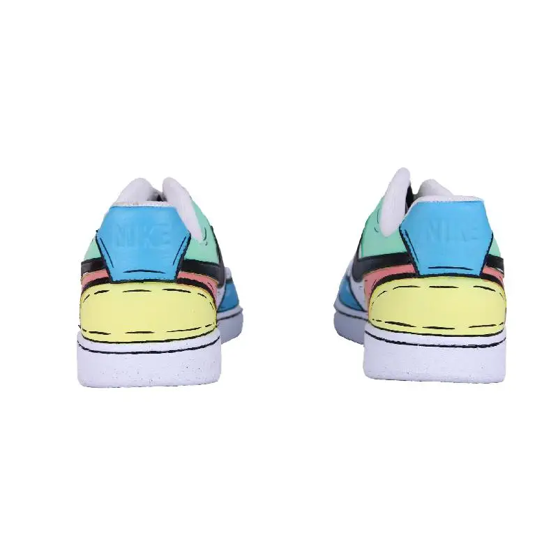 Фото 【Настроить】Nike Court Vision 1, обувь для скейтбординга, мужские кроссовки, DH2987-101 №4