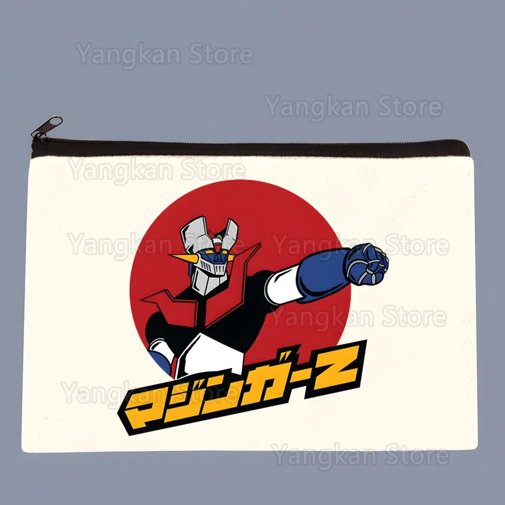 Mazinger Z аниме робот новая женская сумка чистая белая сумка тканевая сумка ручной работы портмоне сумка для доски