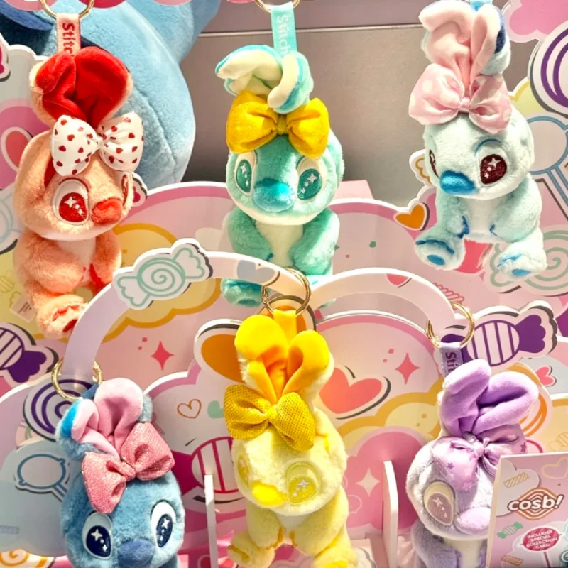 Горячие игрушки Candy Stitch Series, плюшевая слепая коробка, красивый плюшевый брелок для ключей, кошелек, коллекция, украшение для рабочего стола, трендовая милая кукла, подарок
