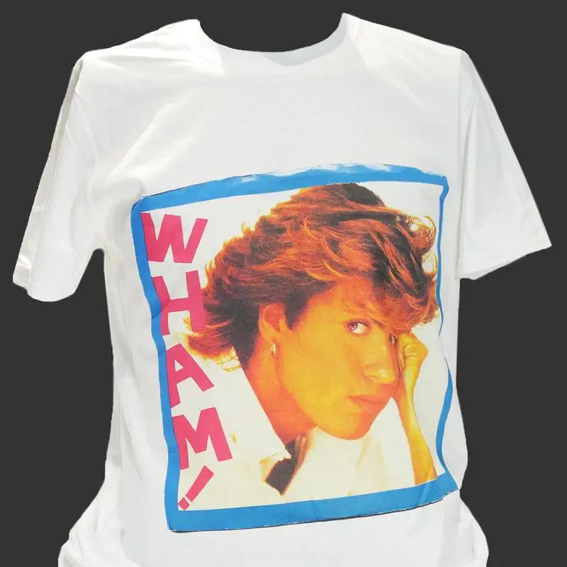 WHAM! ФУТБОЛКА SYNTHPOP ELECTRO DANCE POP ROCK унисекс S-3XL
