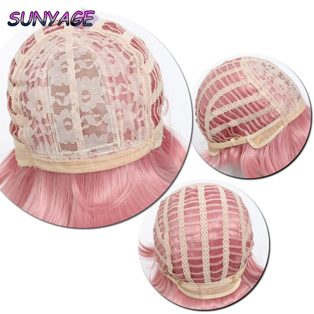 SUNYAGE Puella Magi Madoka Magica Madoka Kaname Косплей Парик Розовый Pendek 2 Klip Ekor Kuda Sintetis Tahan Panas Парик для волос (art.: 3920ccb7b5f19) - 3920ccb7b5f19