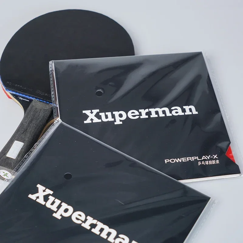 Фото Резиновая накладка для настольного тенниса Xuperman Xuxin, резиновая накладка для пинг-понга с передней рукой и губкой 2,1 мм, петля для быстрой атаки №2