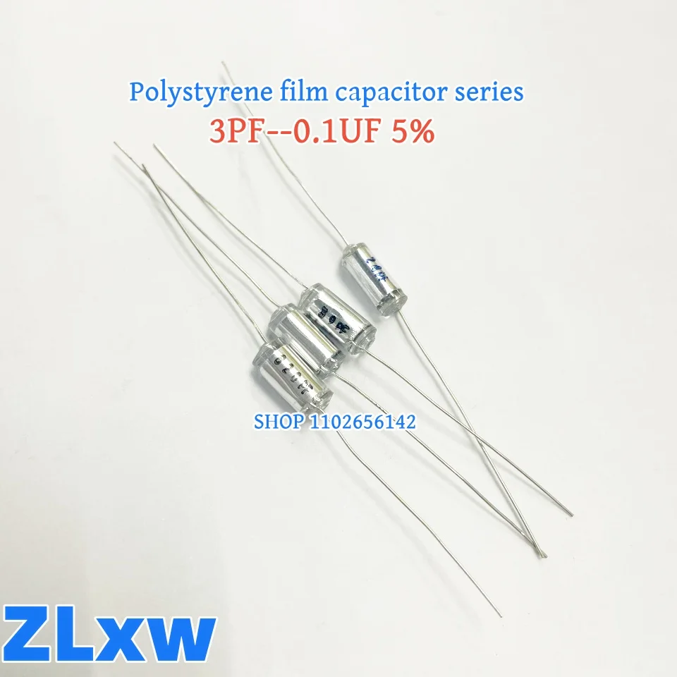 5 шт. 3P-0.022UF осевой полистироловый пленочный конденсатор CB10 15PF 24P 36P 39P 51P 47P 68PF 75P 82P 390P 910PF 4700P 100V 5% 222 0.015UF