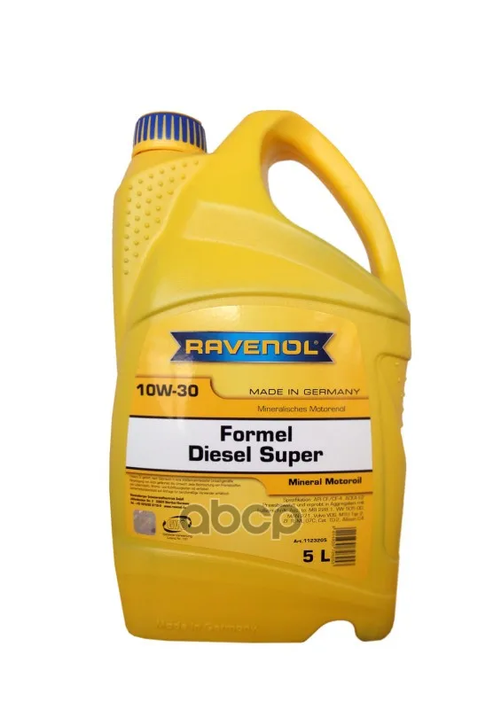 Ravenol Моторное Масло Ravenol Formel Diesel Super Sae 10w-30 ( 5л) New Автоматическая Коробка Передач|Масло