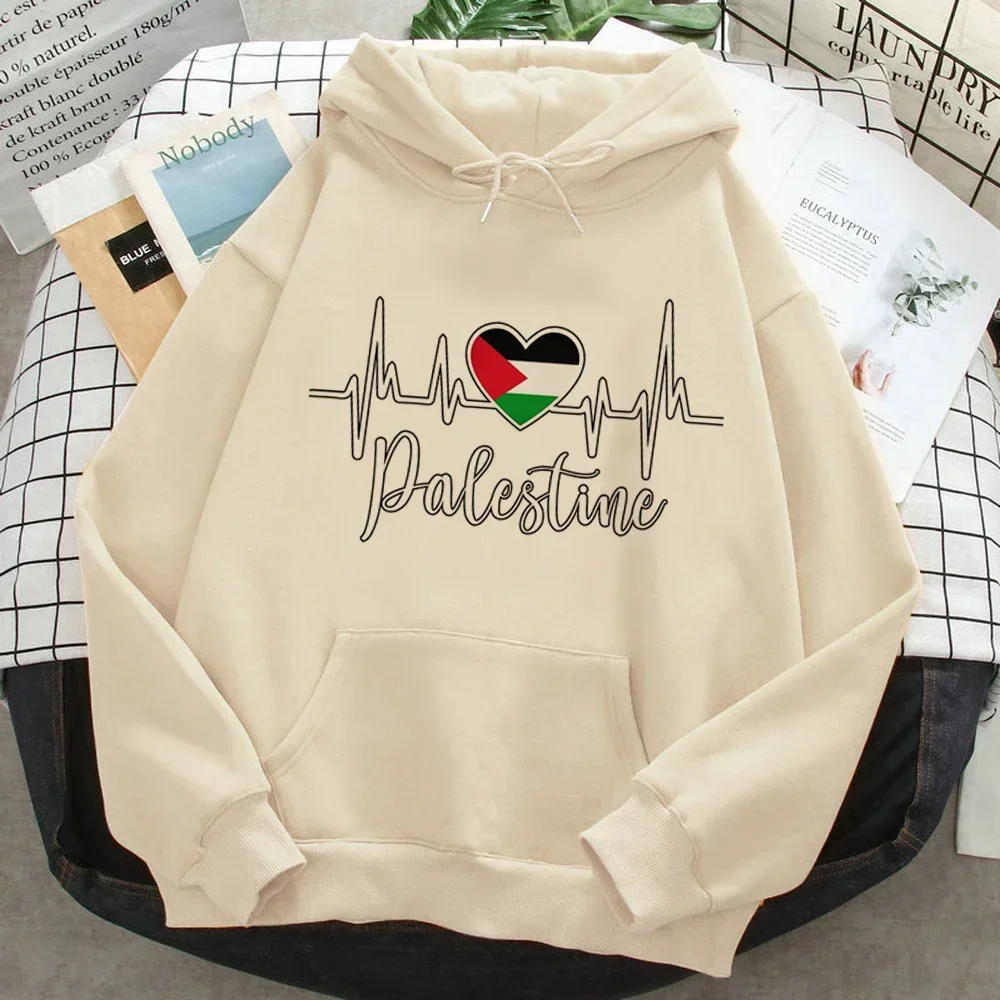 Фото Женский плащ Palest-ine-Sweat, Graphique для женщин, Graphique, красивый, смешной, Kawaii, аниме, Harajuku, P №2