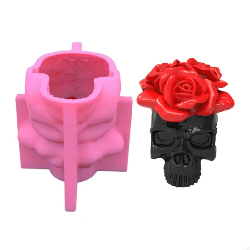 R3MC 3D ROSE SKULL SLICONE ПРИМЕЧАНИЕ ПРИМЕЧАНИЕ ЭПРОМАЯ СОЛЕЗНА