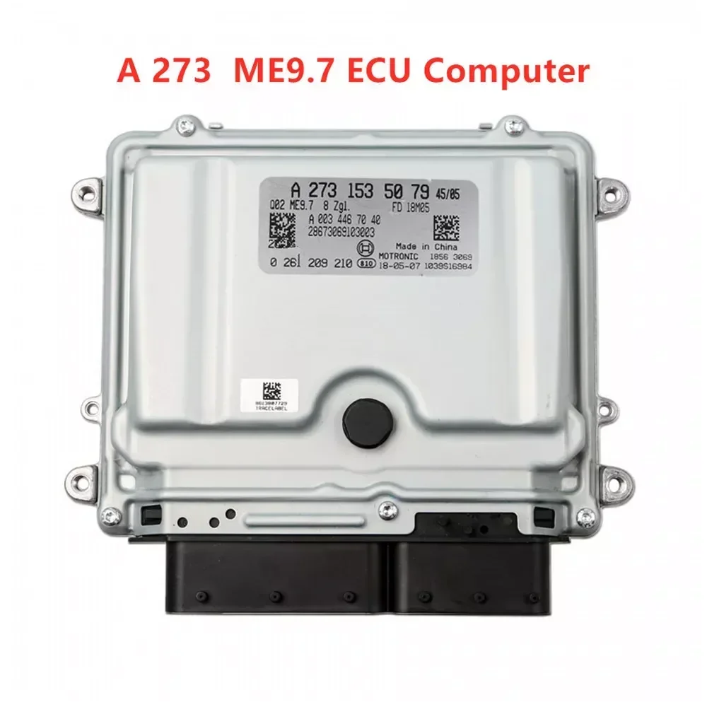 Новый компьютер ME9.7 A273 ECU ECM для двигателя, Поддержка программирования, совместим с блоком управления двигателем 273