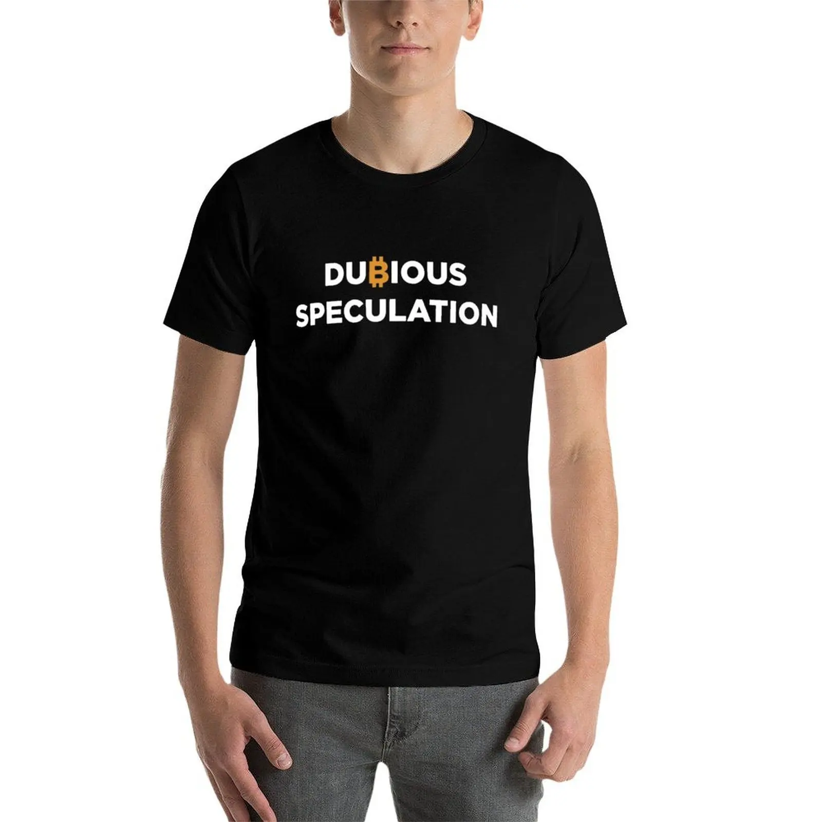 Фото Футболка Dubious Speculation crypto, мужская футболка с рисунком аниме, мужские футболки №3