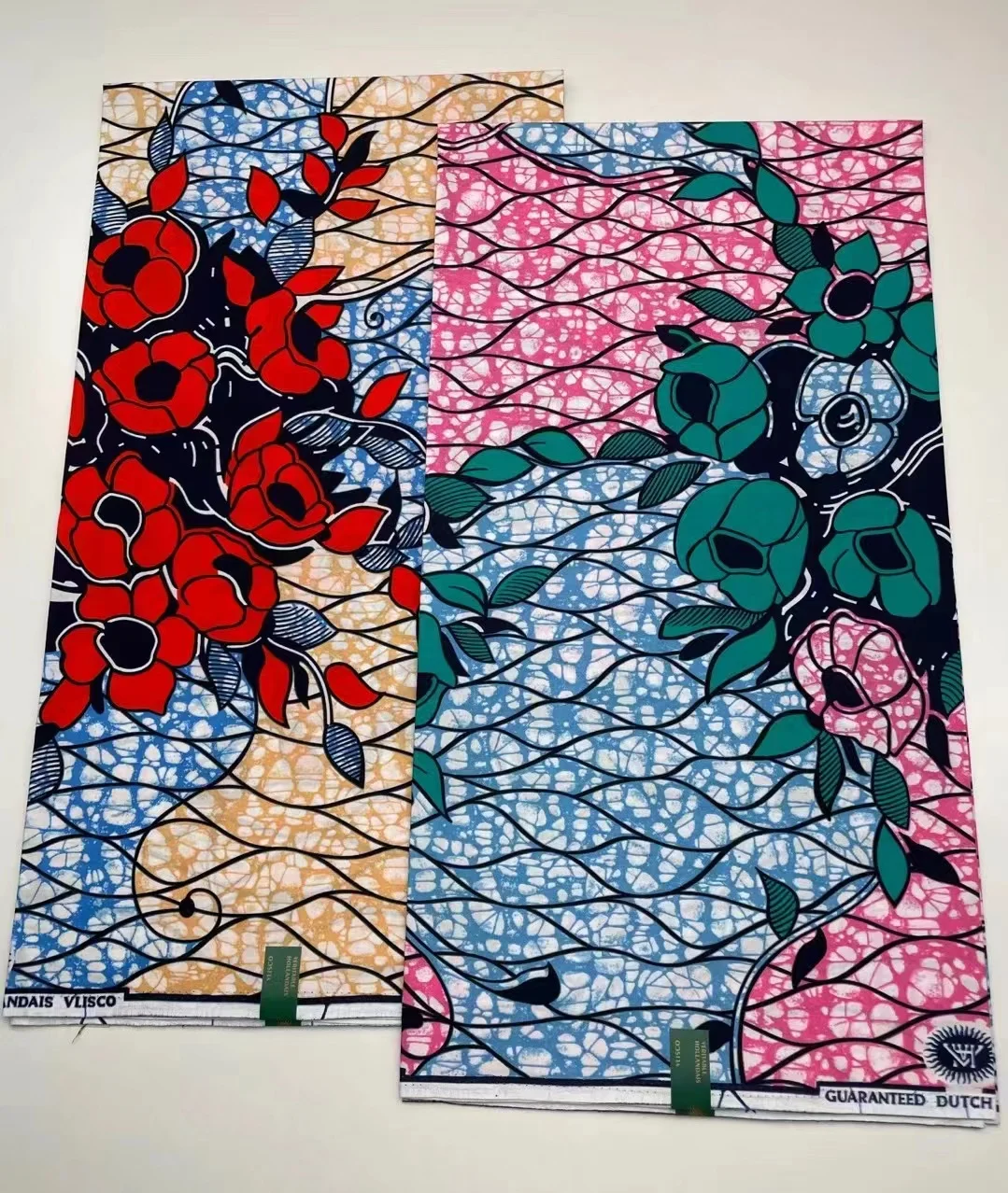 Африканская супер восковая голландская ткань Vlisco оригинальный хлопок 6 ярдов ткань 100% оригинальная настоящая супер ткань Анкара ткань для свадьбы (art.: 3920c1387b376) - 3920c1387b376