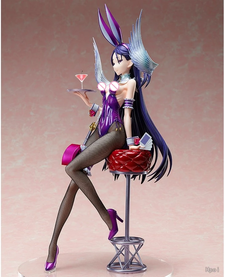 Фото Чисто белая волшебная девушка YUI NITTA Bunny girl 1/4 сексуальные девушки аниме ПВХ экшн-Фигурки игрушки Аниме фигурки взрослые модели куклы подарок №4
