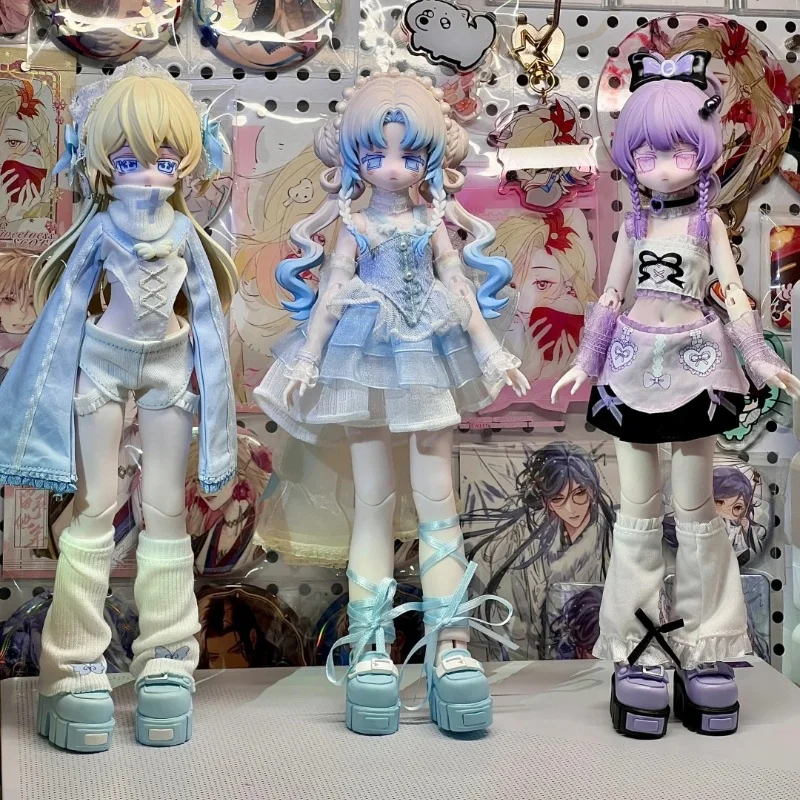 Подлинная коробка Bon Pocket Quirky Cute Girl Series 1/6 Bjd Blind Box Action Fogurines, настольные украшения, модная коробка-сюрприз, подарки