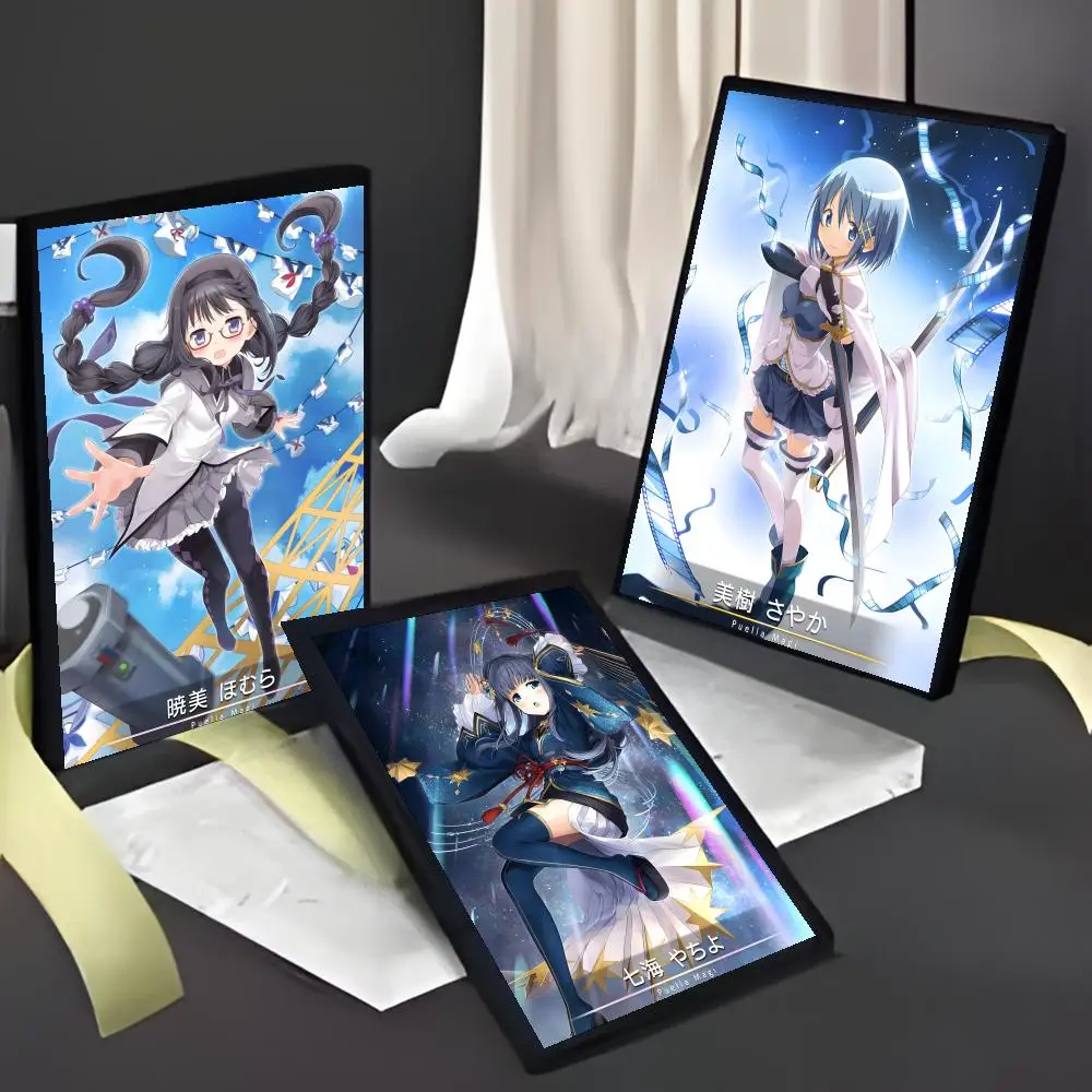 Фото Плакат Puella Magi Madoka Magica HD Art Poster для домашнего бара, кафе, декора, сделай сам, винтажный принт для офиса, дома на стене №2