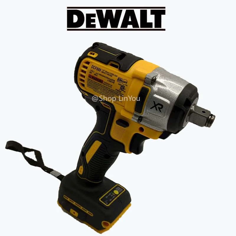 DEWALT DCF880 Бесщеточный ударный гайковерт Съемный высокий крутящий момент Высокоскоростной мощный инструмент для разборки (art.: 3920d1a76f481) - 3920d1a76f481