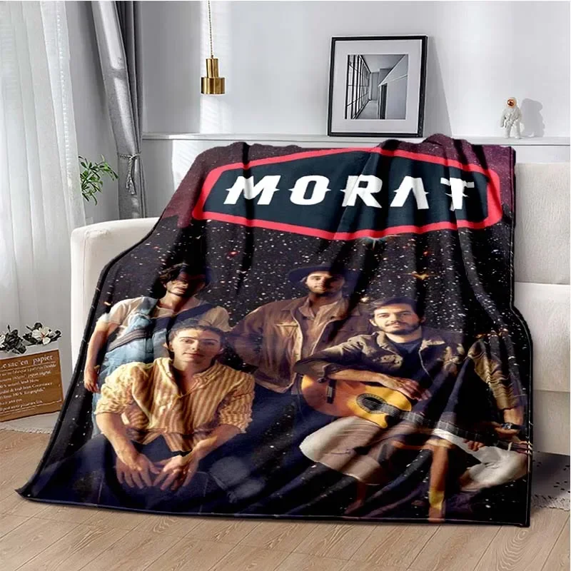 Фото Morat Music Band Printed Flannel Blanket Soft Autumn and Winter Warm Plush Throw Blanket Adult Bedroom Sofa Bed Picnic Blanket №3
