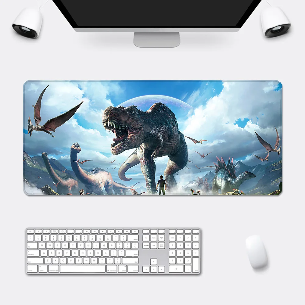 Фото Коврик для мыши Ark Survival Evolved с HD-печатью, компьютерный геймерский нескользящий коврик для мыши с запирающимся краем XXL90x40 см, коврик для клавиатуры, ПК, настольный коврик №5