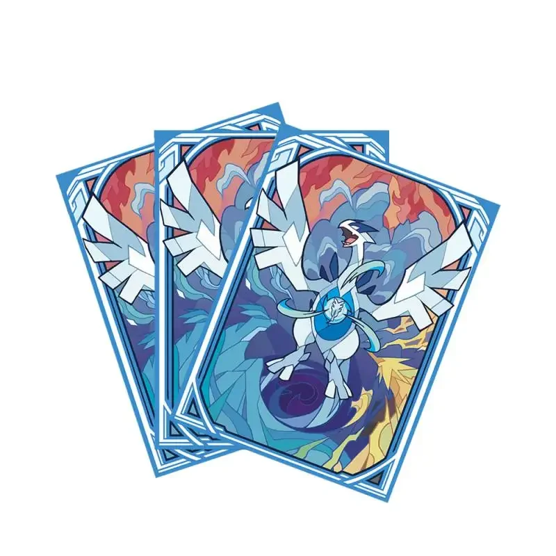 Фото 64 шт./компл. карты Pokemon Ptcg рукав Logia Diy Self Made аниме игровые персонажи красочная версия коллекционная карта защитный чехол №4