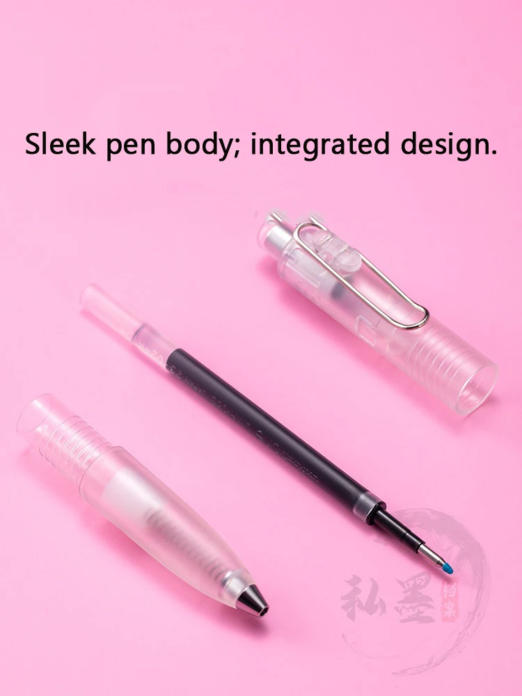 Фото Гелевая ручка Mitsubishi UNI Slim, Fruti Tea Limited Fat Mini Pocket Signature canetas 0,38/0,5 мм с низким центром тяжести, полезное письмо №4
