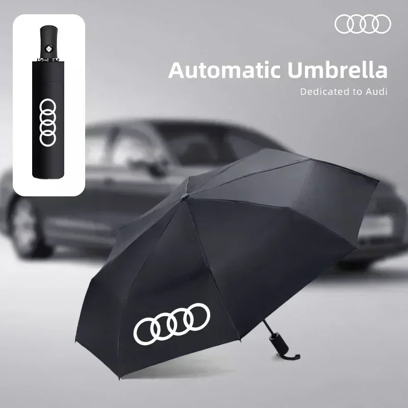 Новый автомобильный зонт A4 A6 A8 для Audi для Audi RS Sport A1 Q2 Q5 Q8 Q7 4L 4M Q3 8U F3 TT 8J 8S TTS 8N A3 8P 8V B6 A4 B8 B