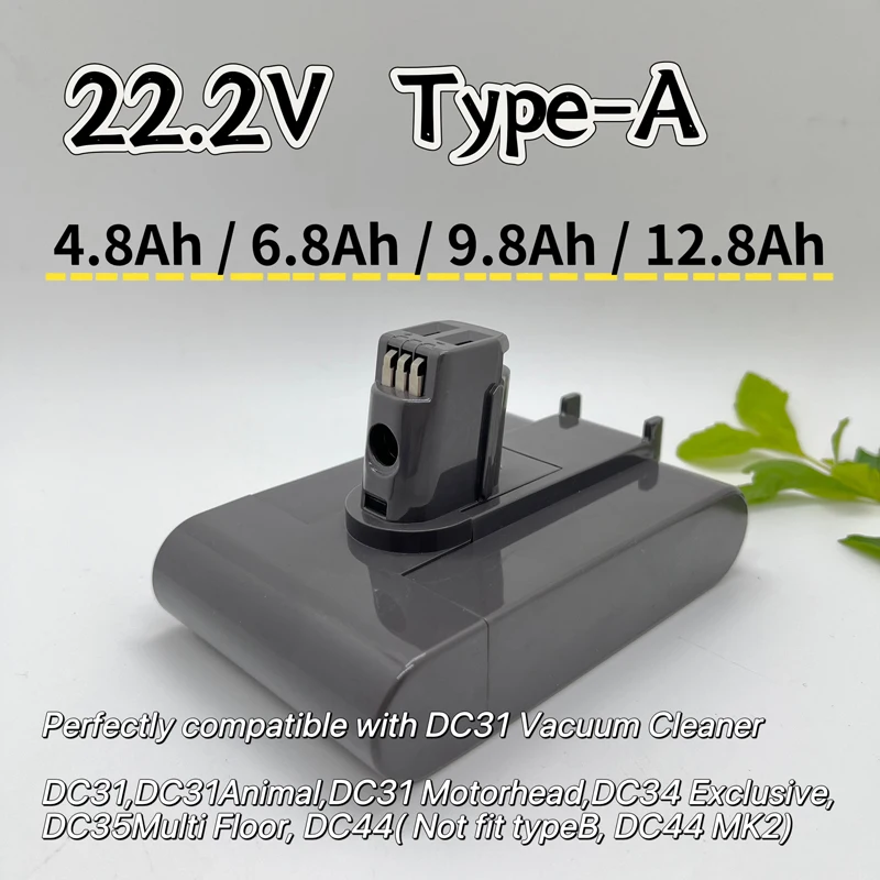 Фото Прямые продажи с фабрики аккумулятор для пылесоса (тип A) 22,2 В, подходит для Dyson DC35, DC45 DC31, DC34, DC44, DC31 DC35 917083-01 №5