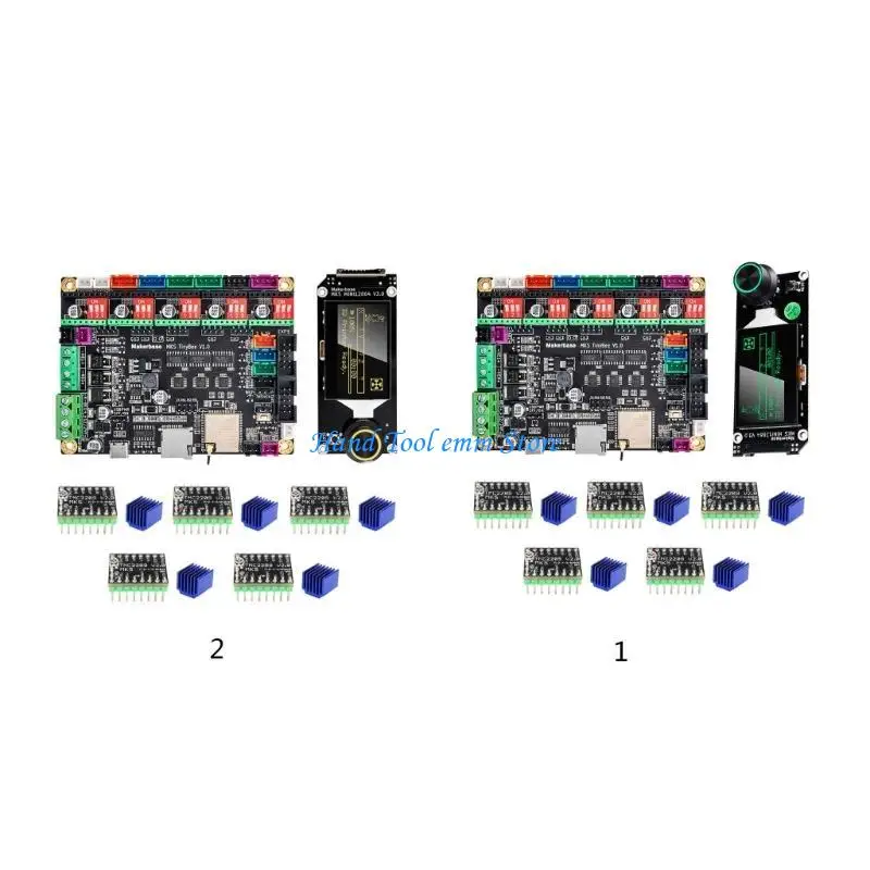 Фото H37F MKS MKS Tinybee Control Poard Поддержка Wi -Fi Marlin2.0 Klipper ST7567 MINI12864 LCD №2