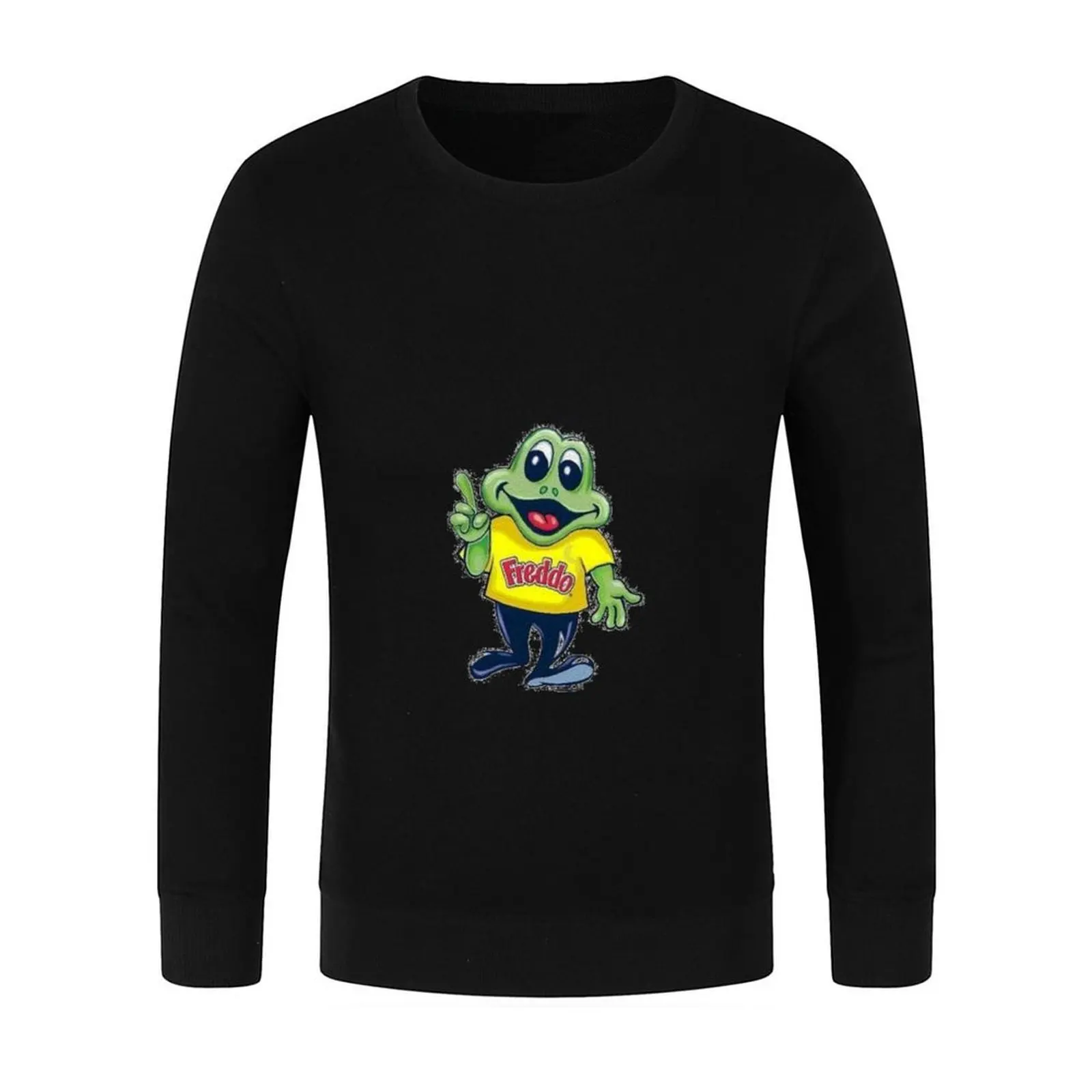 Фото Пуловер с логотипом Freddo Frog Old, мужская одежда, корейская одежда, модные мужские спортивные костюмы, толстовка в стиле аниме №2