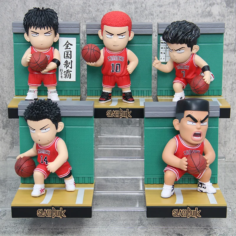 Фигурка Slam Dunk 18 см, Hisashi Mitsui Ryota Miyagi Акаги Такенори Sakuragi Hanamichi рукава Kaede, коллекционная аниме игрушка из ПВХ