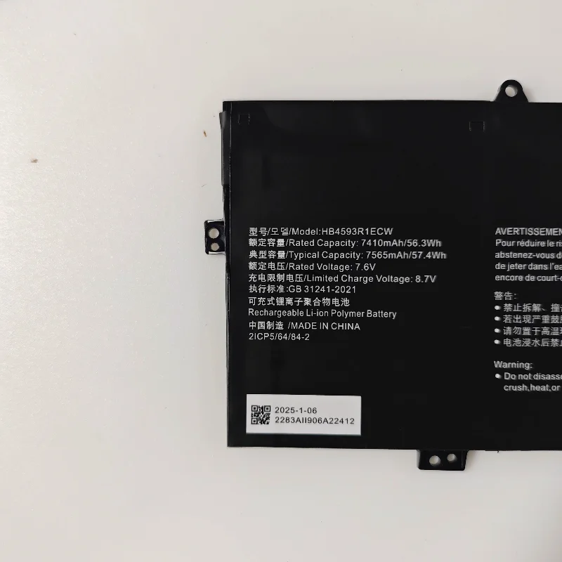 Фото HB4593R1ECW-22 7,64 В 7410 Втч 56 Втч HB4593R1ECW-22A для Huawei MateBook 14 2020 2021 серии KLVL-WFH9 KLVD-WFH9 MACHD-WFE9 №3