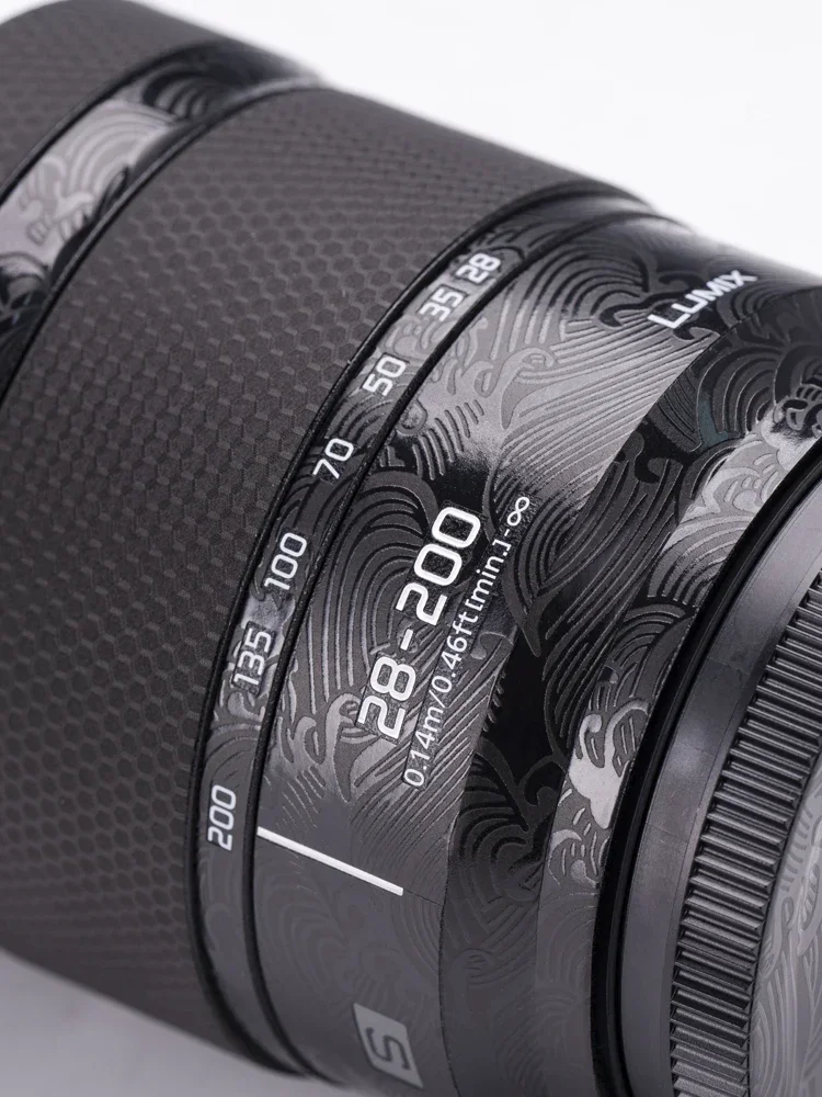 Фото Для Panasonic S 28-200 мм F4-F7.1 наклейка на объектив камеры с защитой от помех Jas Wrap Beschermende пленка для защиты тела Huid Inham №3