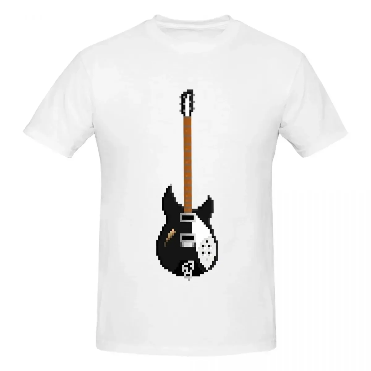 Rickenbacker 330, футболка из 100% хлопка с электрогитарой, мужские футболки большого размера, мужские футболки с круглым вырезом и коротким рукавом, S-6XL