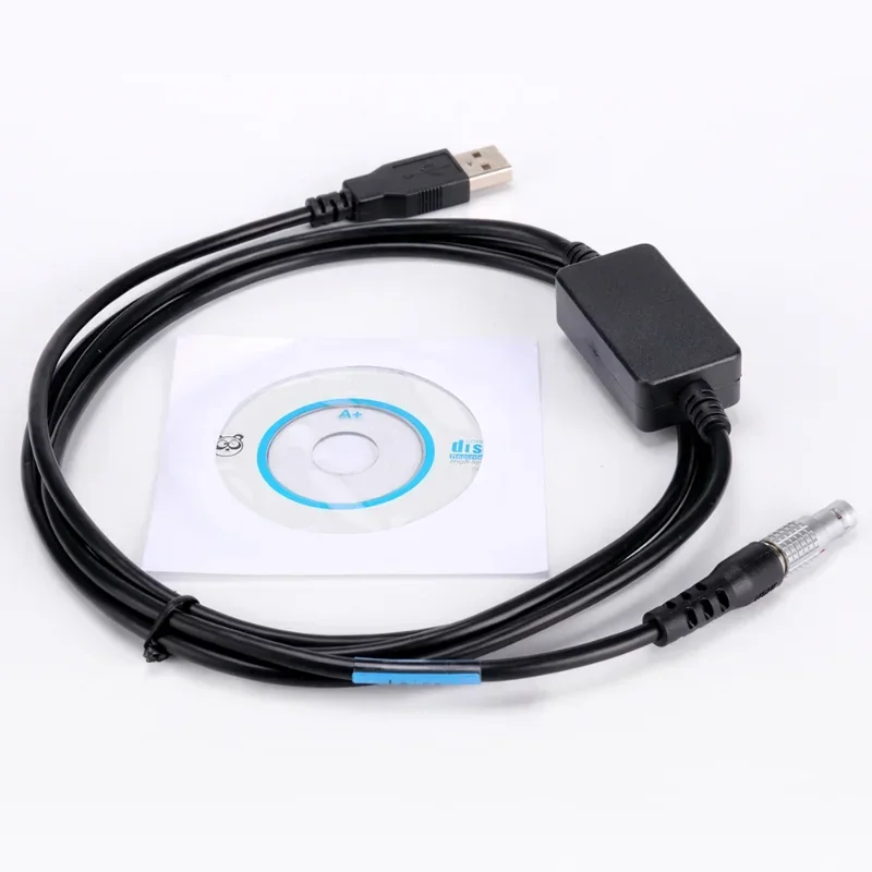 Горячая распродажа 2024, 1,8 м GEV189 ( 734700 ) USB-кабель для передачи данных для тахеометра Lei-ca и цифрового теодолита